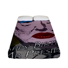 Happy Birthday Mr  President  Fitted Sheet (full/ Double Size) by Valentinaart