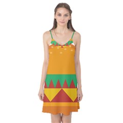 Burger Bread Food Cheese Vegetable Camis Nightgown by Simbadda