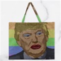 Donald Trump Zipper Large Tote Bag View1