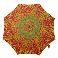 Floral Pattern Hook Handle Umbrellas (large) by Valentinaart