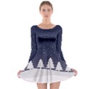 Snow Night Long Sleeve Skater Dress View1