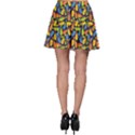 Colorful Colored Bowling Pattern Skater Skirt View2