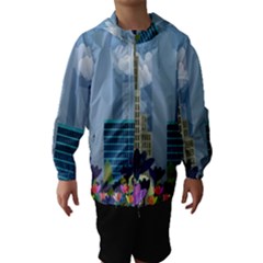 Urban Nature Hooded Wind Breaker (kids) by Valentinaart