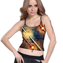 Light Space Spaghetti Strap Bra Top by DeneWestUK