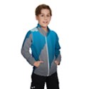 Mariana Trench Sea Beach Water Blue Wind Breaker (Kids) View1