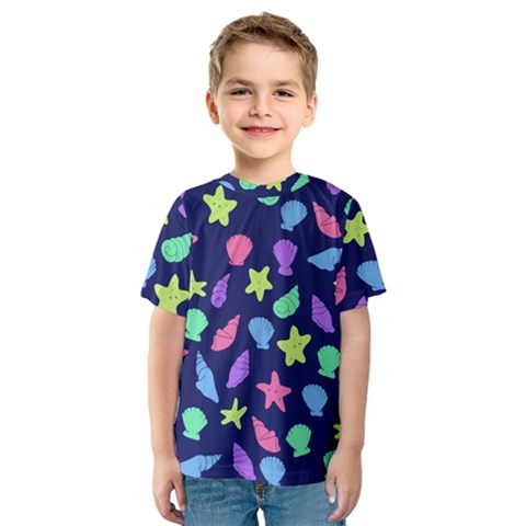 Shells Kids  Sport Mesh Tee by BubbSnugg