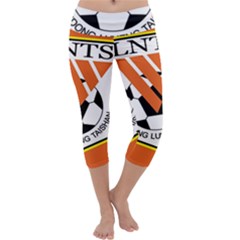 Shandong Luneng Taishan F C  Capri Yoga Leggings by Valentinaart