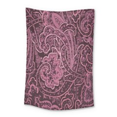 Abstract Purple Background Natural Motive Small Tapestry by Simbadda