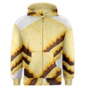 Sandwich Biscuit Chocolate Bread Men s Zipper Hoodie View1