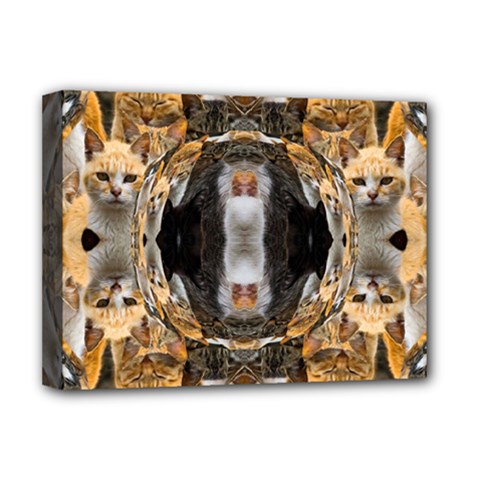 Cat  Deluxe Canvas 16  X 12   by 3Dbjvprojats