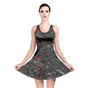 Volcanic Lava Background Effect Reversible Skater Dress View1