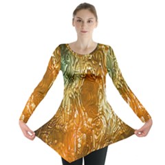 Light Effect Abstract Background Wallpaper Long Sleeve Tunic  by Simbadda