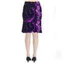 Purple Flower Floral Mermaid Skirt View2