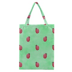 Pretty Background With A Ladybird Image Classic Tote Bag by Nexatart