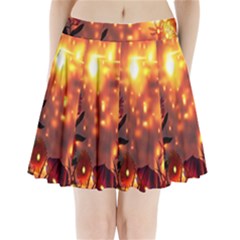 Summer Evening Pleated Mini Skirt by Nexatart