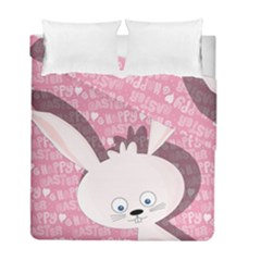 Easter Bunny  Duvet Cover Double Side (full/ Double Size) by Valentinaart