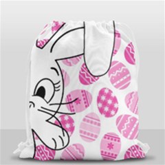 Easter Bunny  Drawstring Bag (small) by Valentinaart