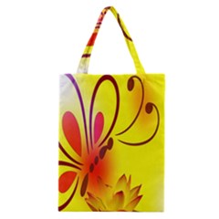 Butterfly Background Wallpaper Texture Classic Tote Bag by Nexatart