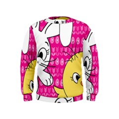 Easter Kids  Sweatshirt by Valentinaart