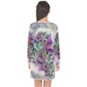 Unicornstyle- blossom-annabellerockz Long Sleeve Chiffon Shift Dress  View2