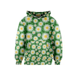 Flower Sunflower Yellow Green Leaf White Kids  Pullover Hoodie by Mariart