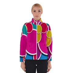 Paint Circle Red Pink Yellow Blue Green Polka Winterwear by Mariart