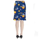 Rocket Ufo Moon Star Space Planet Blue Circle Mermaid Skirt View2