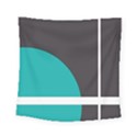 Turquoise Line Square Tapestry (Small) View1