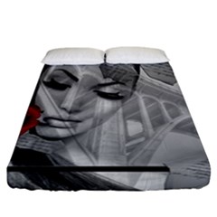 Bridge Fitted Sheet (california King Size) by mugebasakart