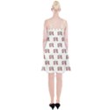 Angry Emoji Graphic Pattern Spaghetti Strap Velvet Dress View2