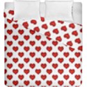Emoji Heart Shape Drawing Pattern Duvet Cover Double Side (King Size) View2