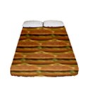 Delicious Burger Pattern Fitted Sheet (Full/ Double Size) View1