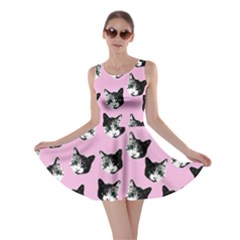 Cat Pattern Skater Dress by Valentinaart