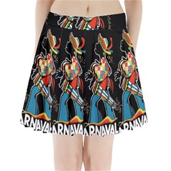 Carnaval  Pleated Mini Skirt by Valentinaart