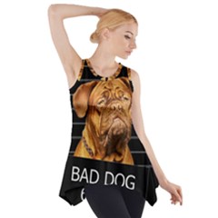 Bad Dog Side Drop Tank Tunic by Valentinaart