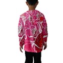 Flower Red Sakura Pink Hooded Wind Breaker (Kids) View2