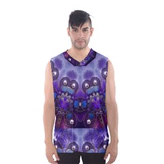 Pearls On Lavender Men s Basketball Tank Top by KirstenStar