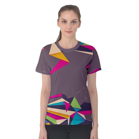 Origami Bird Japans Papper Women s Cotton Tee by Mariart