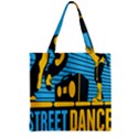 Street Dance R&b Music Zipper Grocery Tote Bag View1