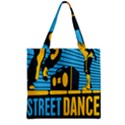 Street Dance R&b Music Zipper Grocery Tote Bag View2