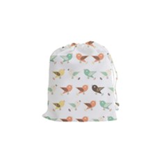 Assorted Birds Pattern Drawstring Pouches (small)  by linceazul