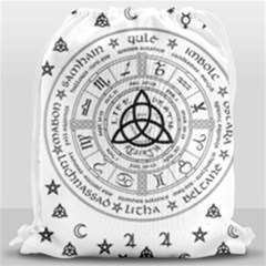 Witchcraft Symbols  Drawstring Bag (large) by Valentinaart