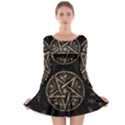 Witchcraft symbols  Long Sleeve Skater Dress View1