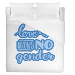 Love Knows No Gender Duvet Cover (queen Size) by Valentinaart