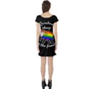 Rainbow sheep Short Sleeve Skater Dress View2