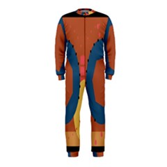 Digital Music Is Described Sound Waves Onepiece Jumpsuit (kids) by Mariart