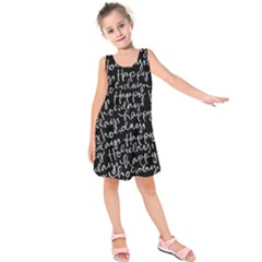 Happy Holidays Kids  Sleeveless Dress by Mariart