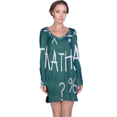 Maths School Multiplication Additional Shares Long Sleeve Nightdress by Mariart