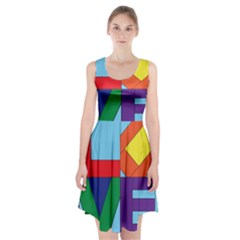 Rainbow Love Racerback Midi Dress by Mariart