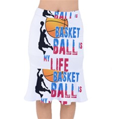 Basketball Is My Life Mermaid Skirt by Valentinaart